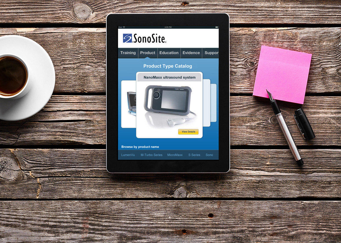 SonoSite Mobile Site